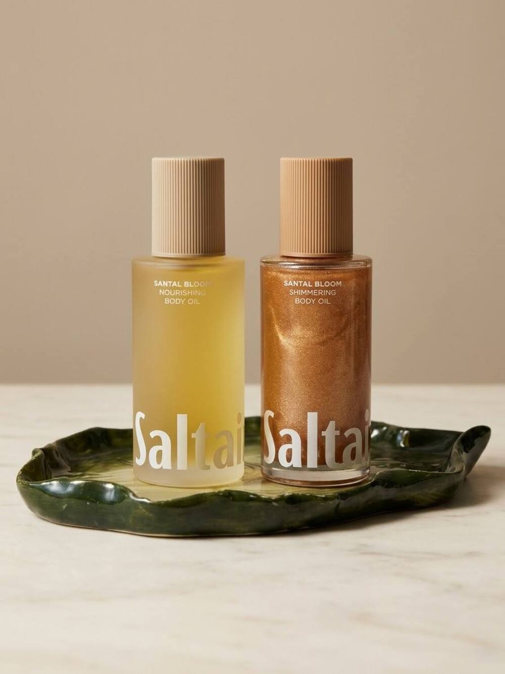 2 Pk Saltair Body Oil | Santal Bloom Body Oil Moisturizer | 4 oz. Brand New